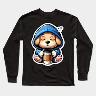 Lazy Barista Dawg! coffee and dog Long Sleeve T-Shirt